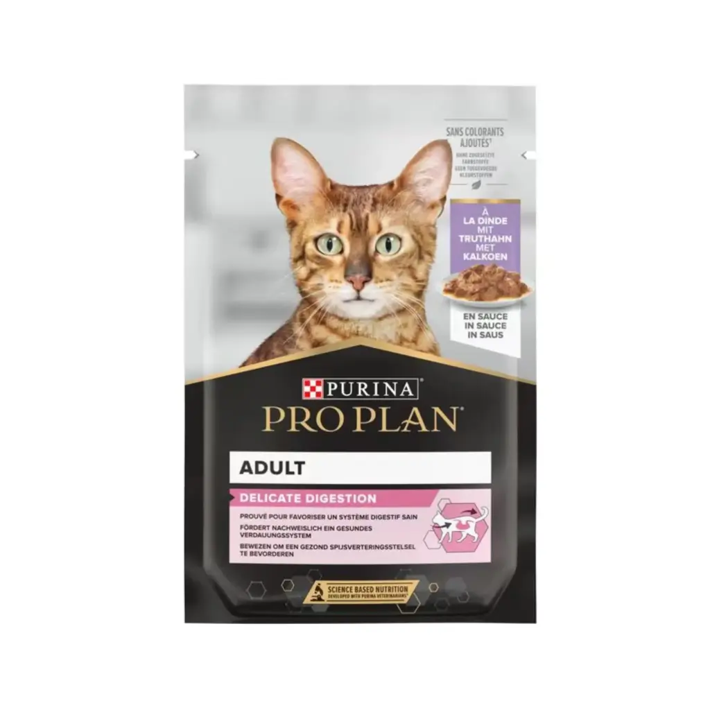 Purina Pro Plan - Delicate Digestion Wet Cat Food - Turkey in Gravy