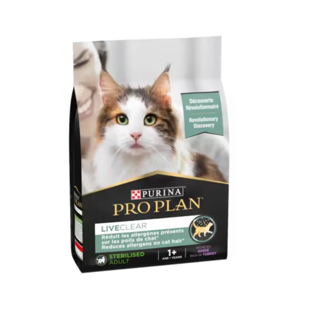 Purina Pro Plan - LiveClear Sterilised Adult Allergen Reducing Dry Cat Food with Turkey (2.8 kg)