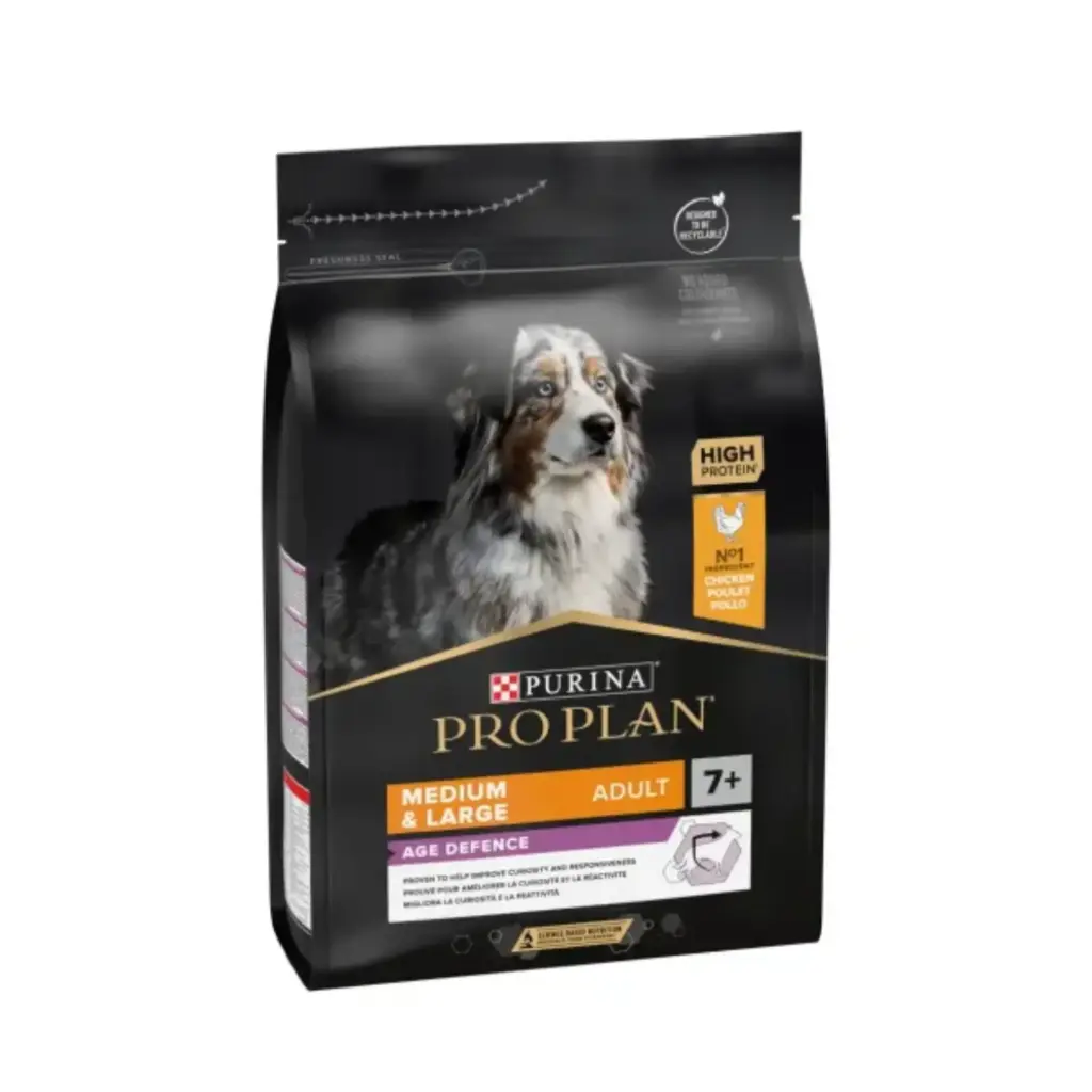 Purina Pro Plan - Age Defence Medium & Large Senior 7+ Dry Dog Food with Chicken