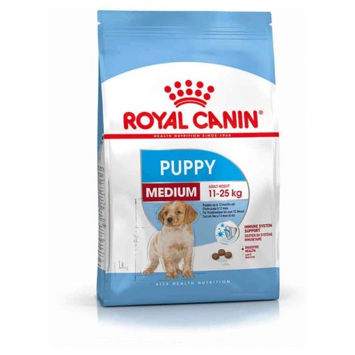 Royal Canin Medium Puppy Dry Food 4KG - Healthy Growth & Immunity (10 kg)