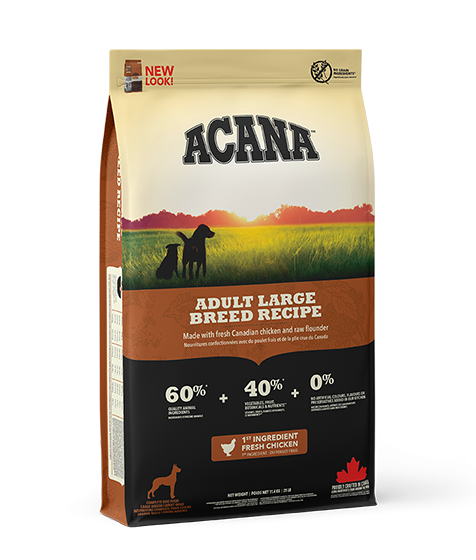 Acana Adult Large Breed Recipe Dry Dog Food, 11.4 kg (5 L)