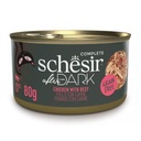 Schesir After Dark Wholefood In Broth Chicken With Beef Wholesome Wet Cat Food Can 80g