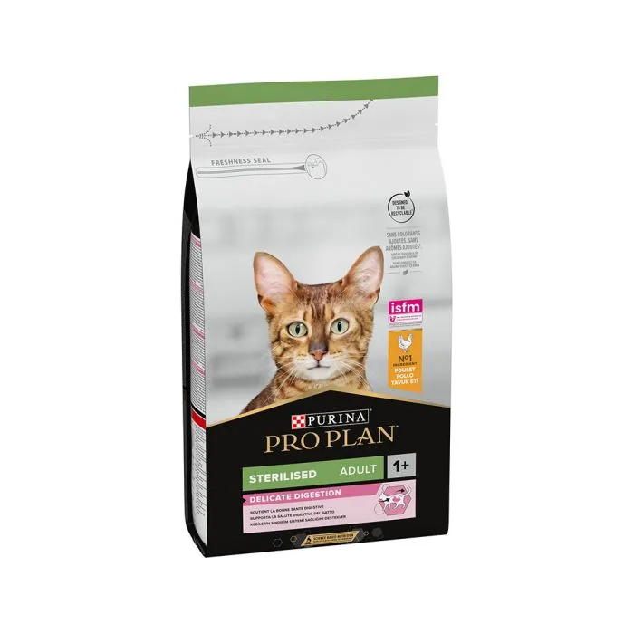 [12524907] Purina Pro Plan - Sterilised Adult Delicate Digestion Dry Cat Food with Chicken 10 kg (10 kg)