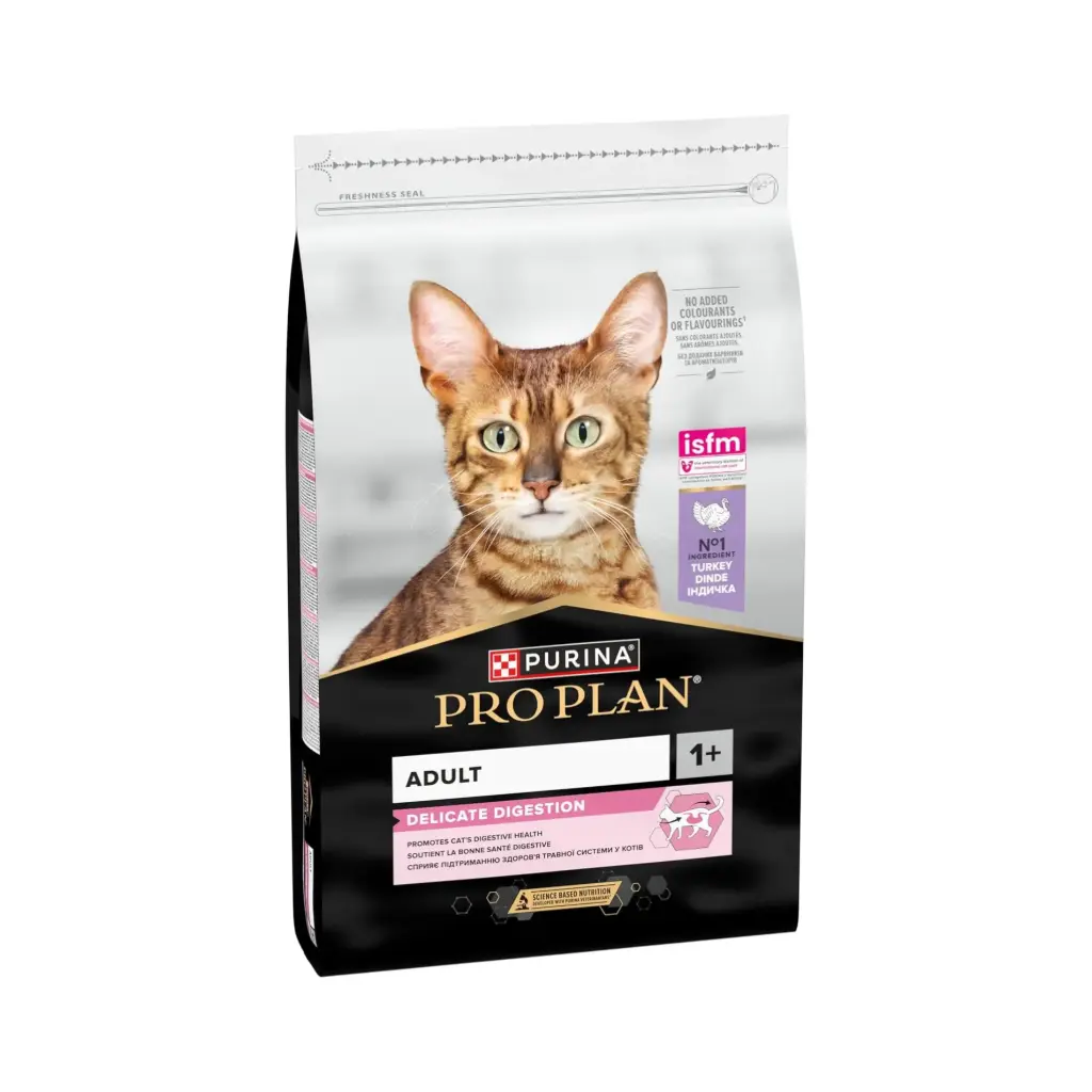 [12524952] Purina Pro Plan - Adult Delicate Digestion Dry Cat Food with Turkey 10 kg (400 g)