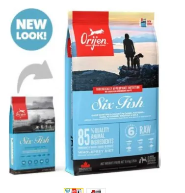 Orijen Six Fish Dog Dry Food 6KG
