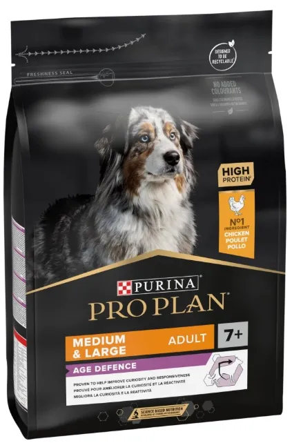 Purina Pro Plan - Age Defence Medium & Large Senior 7+ Dry Dog Food with Chicken 3kg