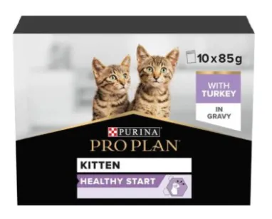Purina Pro Plan - Kitten Wet Cat Food - Turkey in Gravy