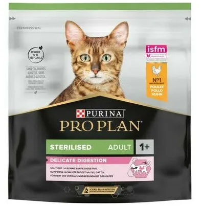 [12525700] Purina Pro Plan - Sterilised Adult Delicate Digestion Dry Cat Food with Chicken 400g