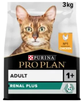 Purina Pro Plan - Adult Renal Plus Everyday Dry Cat Food with Chicken 3kg