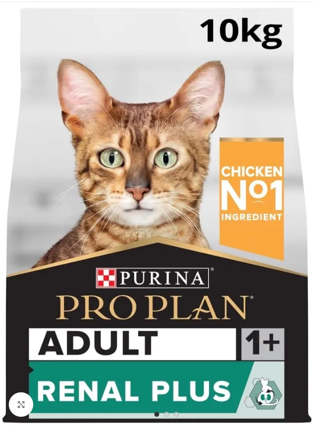 Purina Pro Plan - Adult Renal Plus Everyday Dry Cat Food with Chicken 10KG