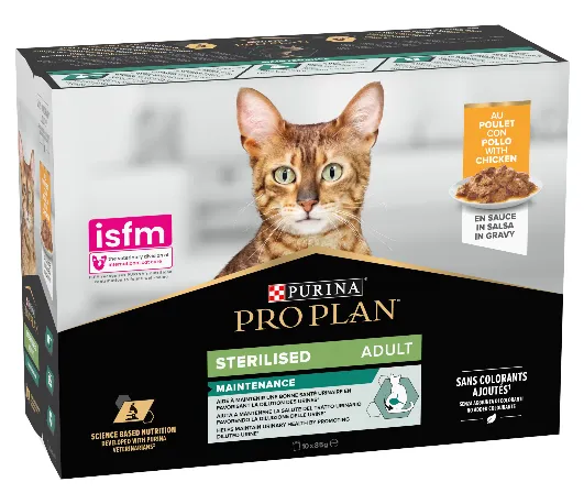Purina Pro Plan - Sterilised Adult Wet Cat Food - Chicken in Gravy