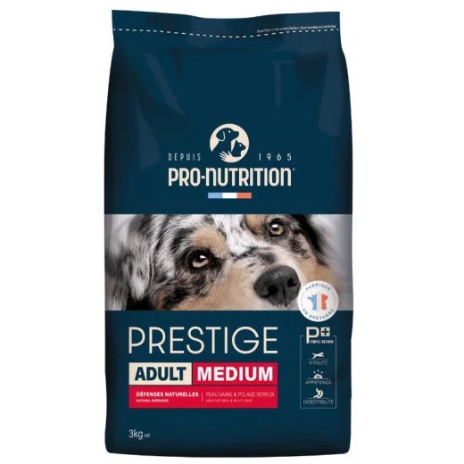 [203370C4] Pro Nutrition Prestige Adult Medium Dry Food Bag 3 kg