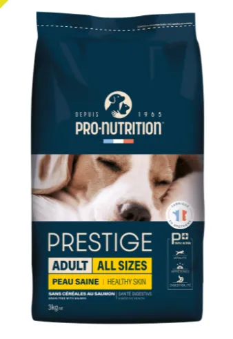 Pro nutrition Prestige Dog Adult All Size Healthy Skin Salmon 3Kg - Grain Free