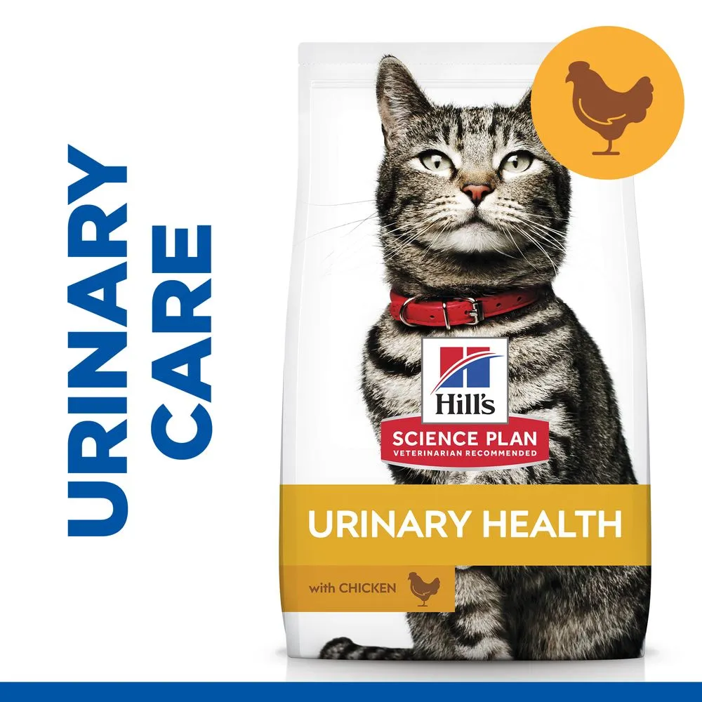 HILL'S Urinary Health Adult Cat Food with Chicken. 3kg