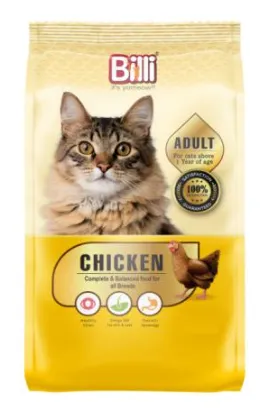 [8904285515810] Billi Real Chicken Adult Dry Cat Food - 1.5kg