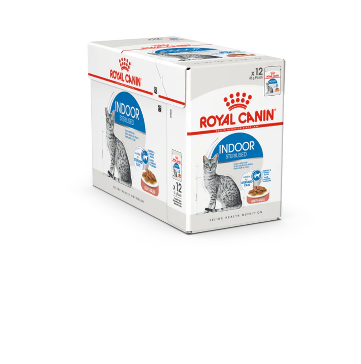 [RO288010] Royal Canin Wet Food Morsels in Gravy for Indoor Sterilized Adult Cats