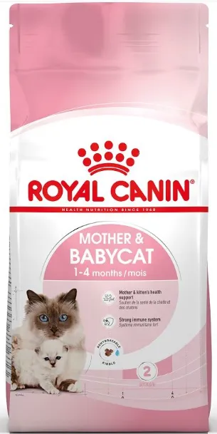 Royal Canin Feline Health Nutrition Mother And Babycat Mother And Babycat Dry Cat Food Bag 400g