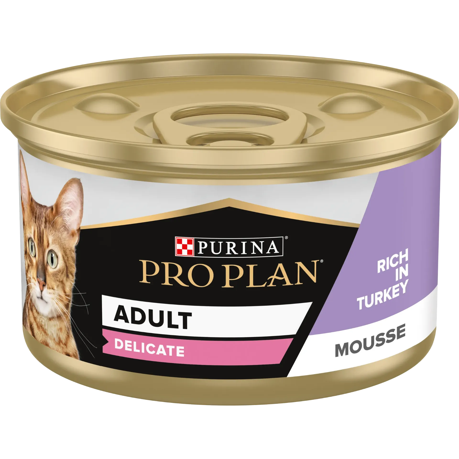 [12514245] Purina Pro Plan - Adult Delicate Digestion Wet Cat Food Mousse with Turkey