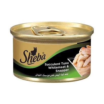 [101362-1] Sheba Tuna Whitemeat and Snapper Wet Cat Food - 85G