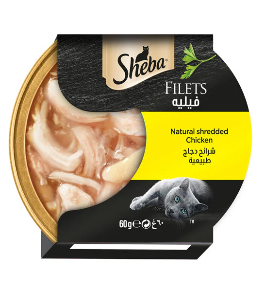 [102874-1] Sheba Filets Chicken Wet Cat Food - 60G