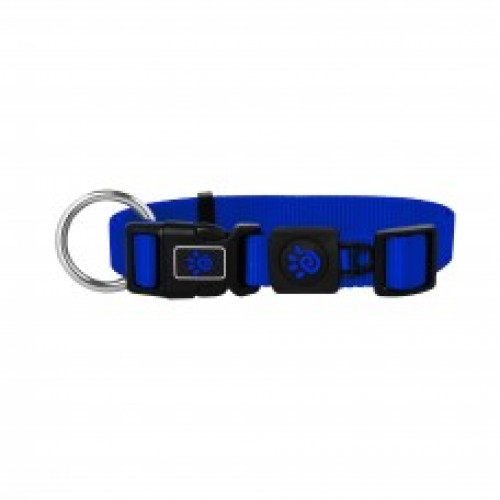 [DCS006-15S] DOCO Signature O-Ring Nylon Dog Collar Blue - S