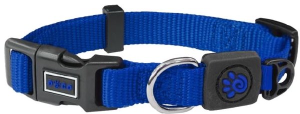[DCS005-02XL] DOCO Double DD-Ring Durable Nylon Dog Collar Blue - XL