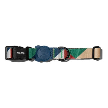 [DCL002-AL] DOCO Loco Lime Street Pattern Dog Collar - L