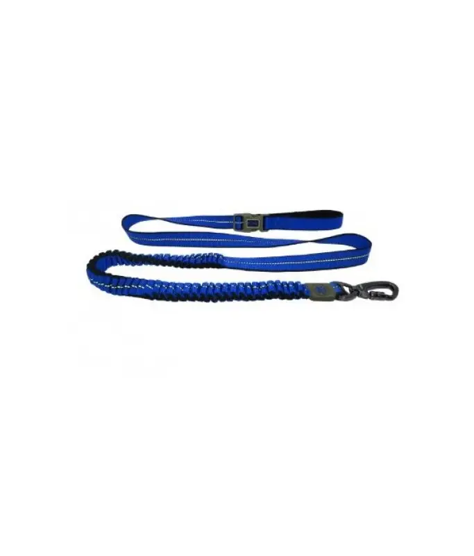 [DCV2072-15L] Doco Vario Easy Snap Bungee Dog Leash Blue - 6ft