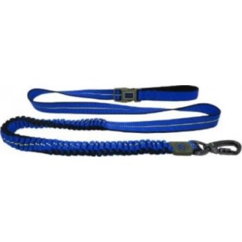 [DCV2072-15M] Doco Vario Easy Snap Bungee Dog Leash Blue - 6ft
