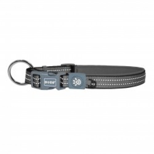 DOCO Vario Reflective Stitching O-Ring Dog Collar Grey - XL