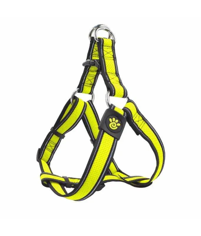 [DCA202-S7SS] DOCO Athletica Air Step-In Dog Harness Safety Lime - S
