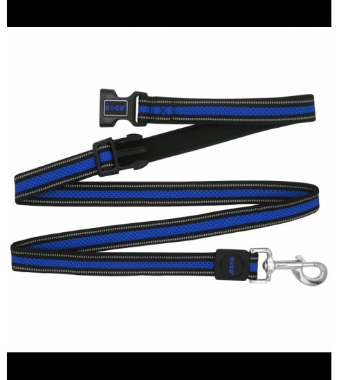[DCA1372-02M/L] Doco Athletica Easy-Snap Air Dog Leash Blue - 6ft