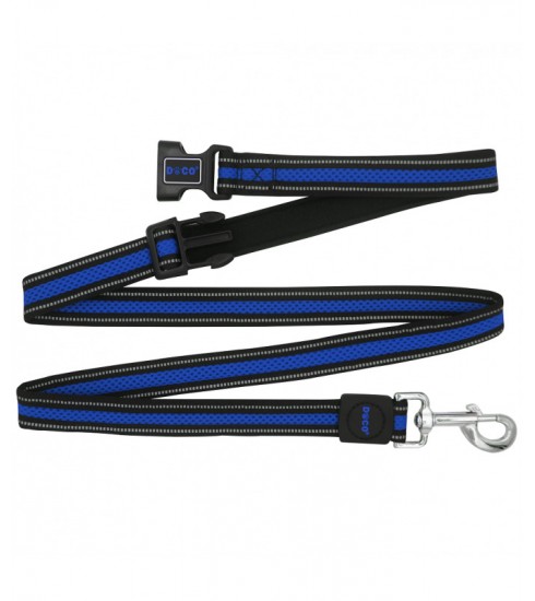[DCA1372-02S] DOCO Athletica Easy-Snap Air Dog Leash Blue - 6ft - S