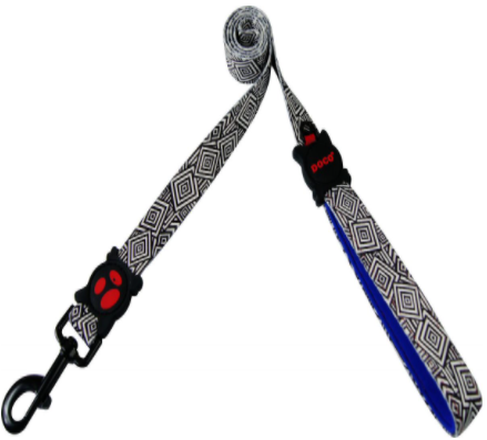 [DCL1048-ATL] DOCO Loco Green Monster Pattern Dog Leash - 4ft - L