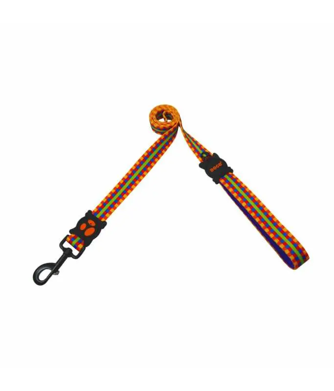 [DCL1048-AS] DOCO Loco Lime Street Pattern Dog Leash - 4ft - S