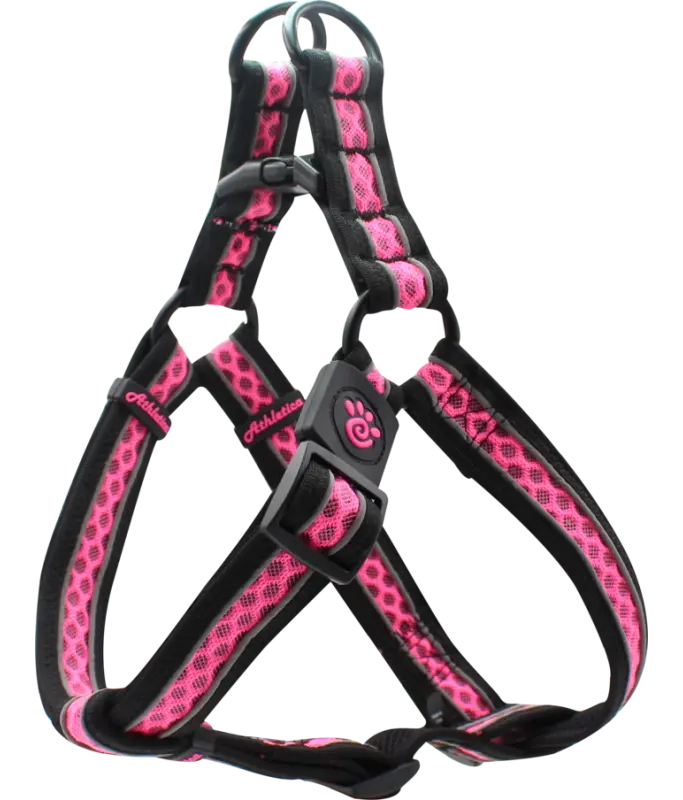 [DCA232-04XL] DOCO Lunar Mesh Step-In Dog Harness Pink - XL