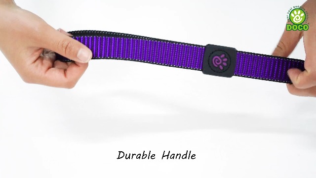 [DCS5048-02M] DOCO Martini Bean Dog Leash Blue - 4ft - M