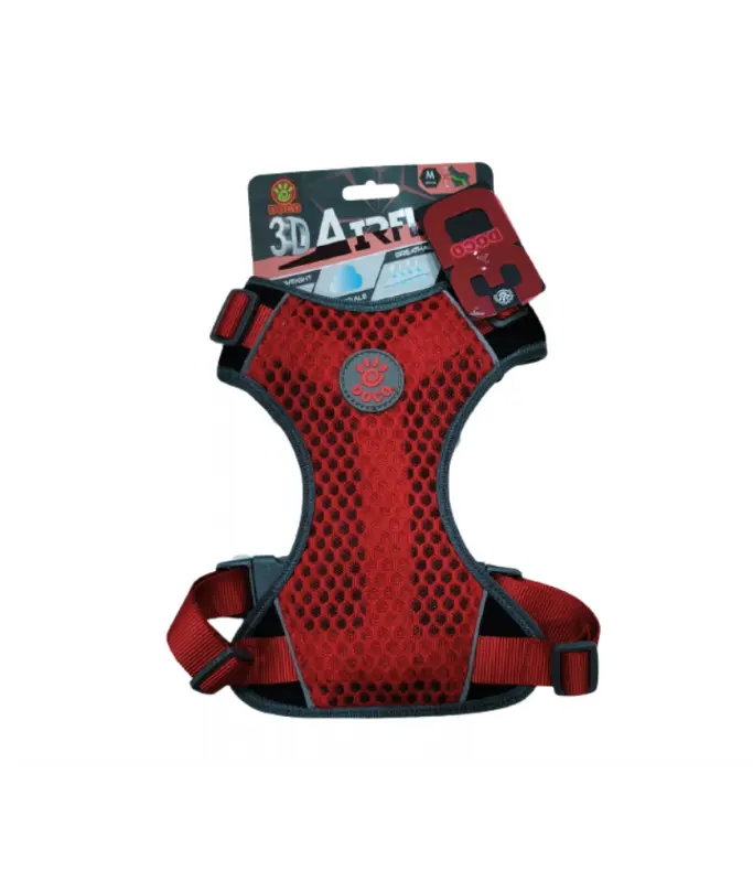 [DCA313-14XL] DOCO 3D Foam Super Comfortable Dog Harness Maroon - XL