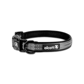 [DCSN011-05M] Doco The Quiet Noise-Reducing Dog Collar Grey - Medium