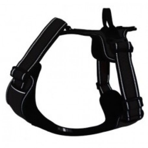 [888886028017] Doco Vertex Front Range 3M Reflective Dog Harness Black - Small