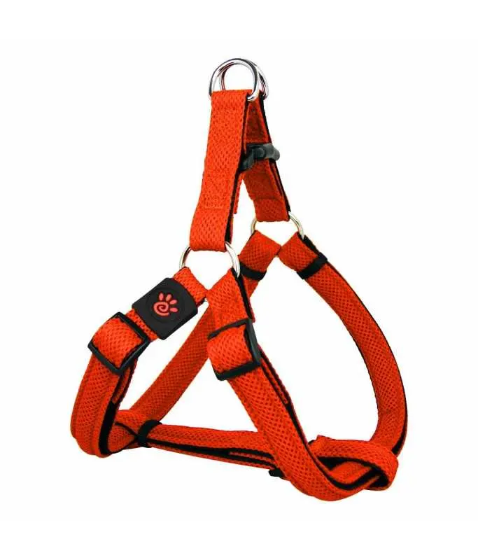 [DCA201-S8XL] Doco Puffy Air Step-In Dog Harness Safety Orange - XL