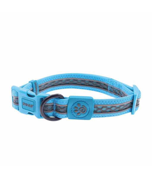 [DCA032-05L] Doco Lunar Mesh Comfort Dog Collar Grey - L