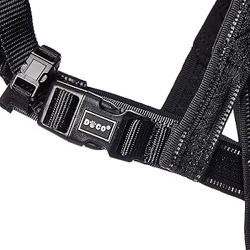 [DCA207-01M] DOCO Athletica City Walker Mesh Dog Harness Black - Medium