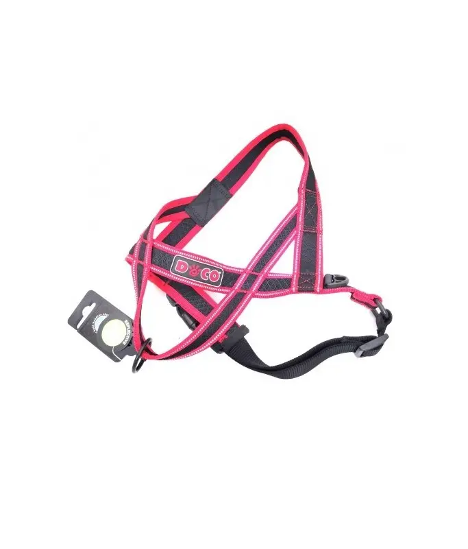 [DCA207-04XL] DOCO Athletica City Walker Mesh Dog Harness Pink - XL