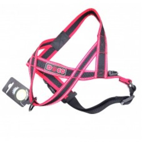[DCA207-03XL] Doco Athletica City Walker Mesh Dog Harness Red - XL