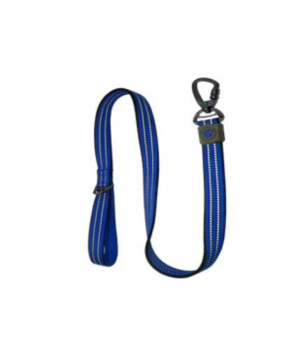 Doco Signature Coupler Adjustable Nylon Dog Leash Navy Blue - Small
