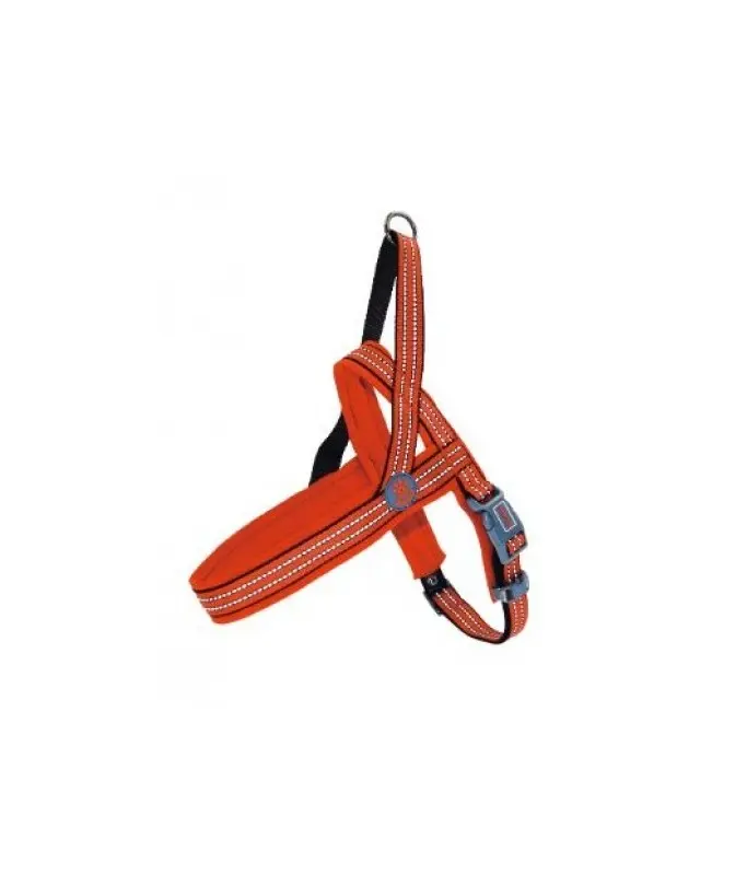 [DCV201-S8L] Doco Vario Neoprene Reflective Orange Dog Harness - Large