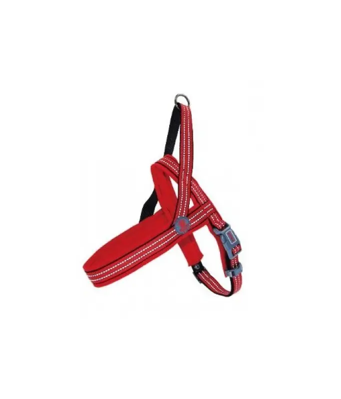 [DCV201-03L-XL] Doco Vario Neoprene Reflective Red Dog Harness - L/XL