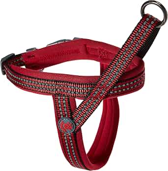 [DCV201-03S-M] Doco Vario Neoprene Reflective Red Dog Harness - S/M