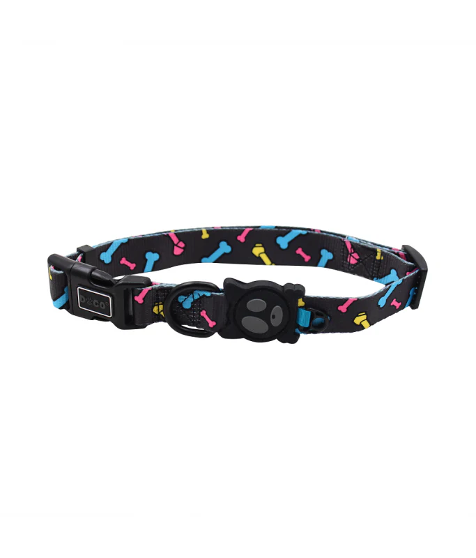 [DCL002-BS] DOCO Loco Chewy Pattern Dog Collar - S